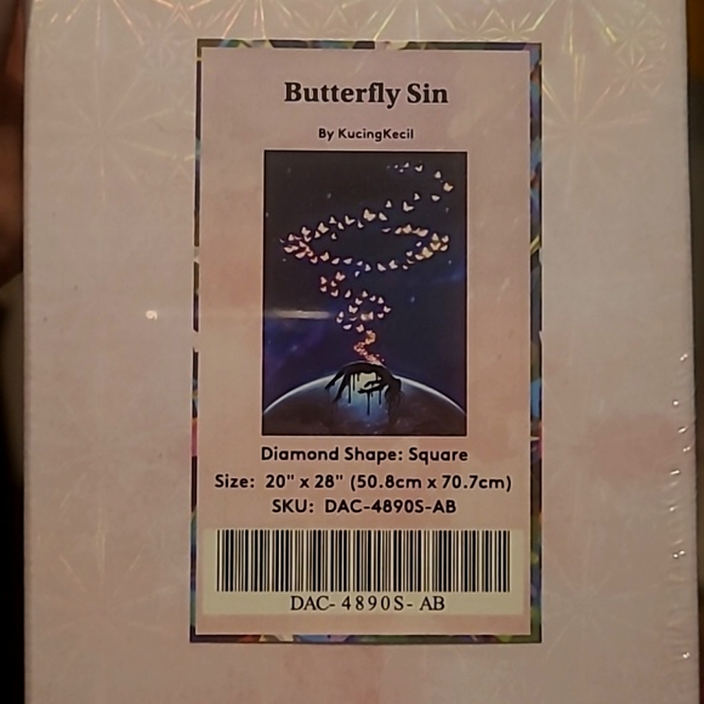 *unopened* Butterfly sin Diamond Art Club Diamond painting